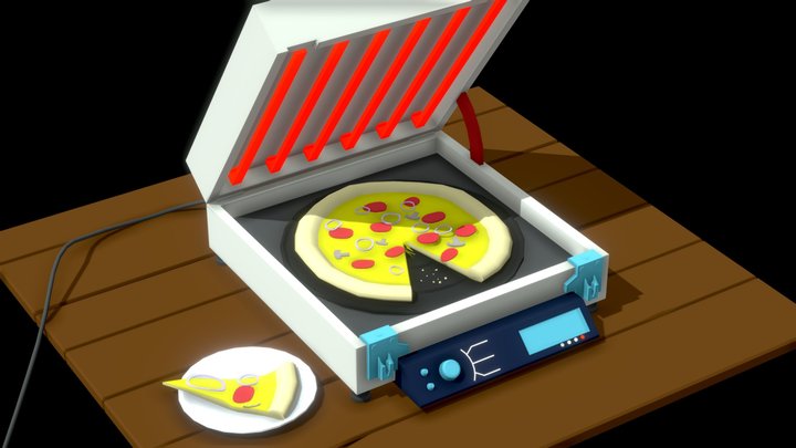 Draft_pizza 3D Model