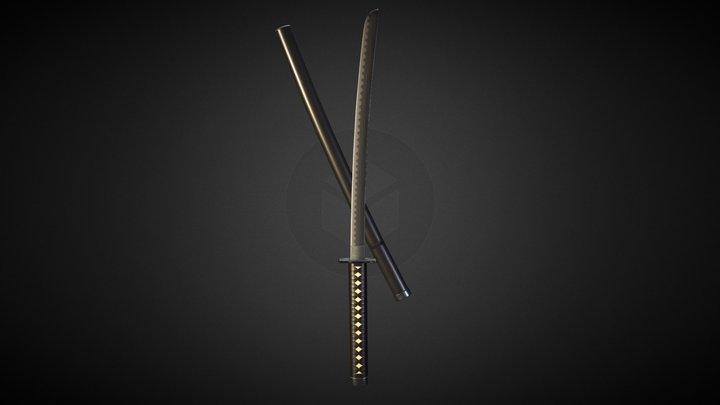 Katana Sword 3D Model