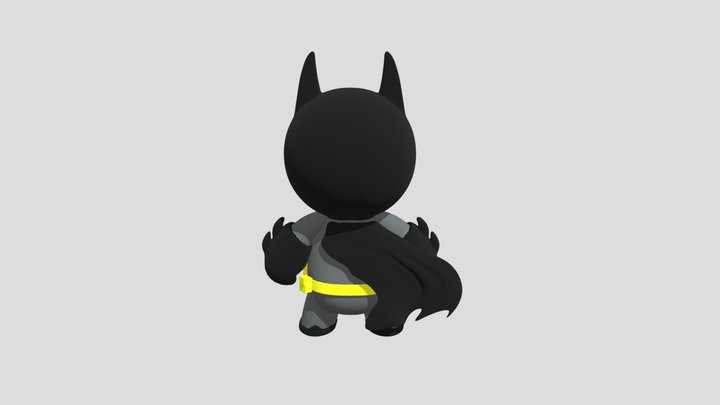 Batman Chibi 3D Model