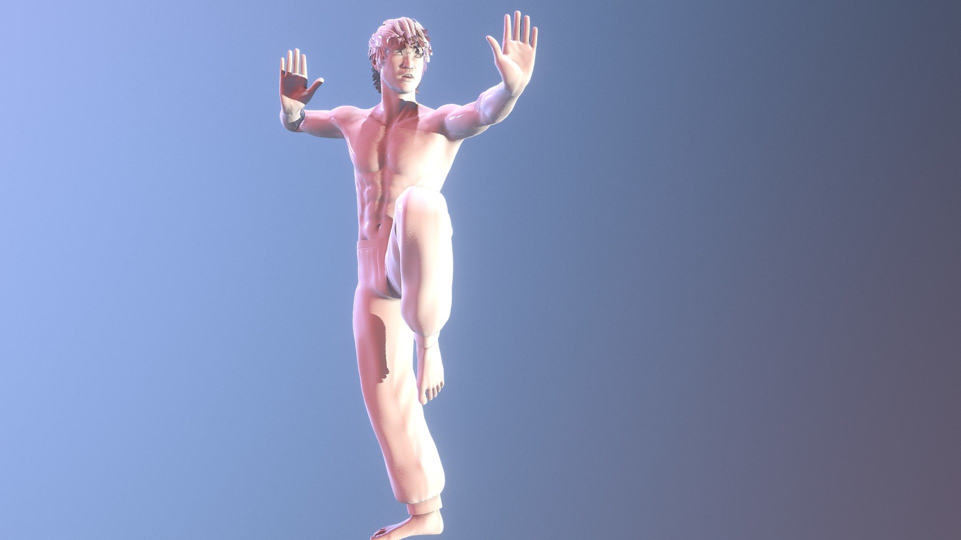 Martial Arts male model