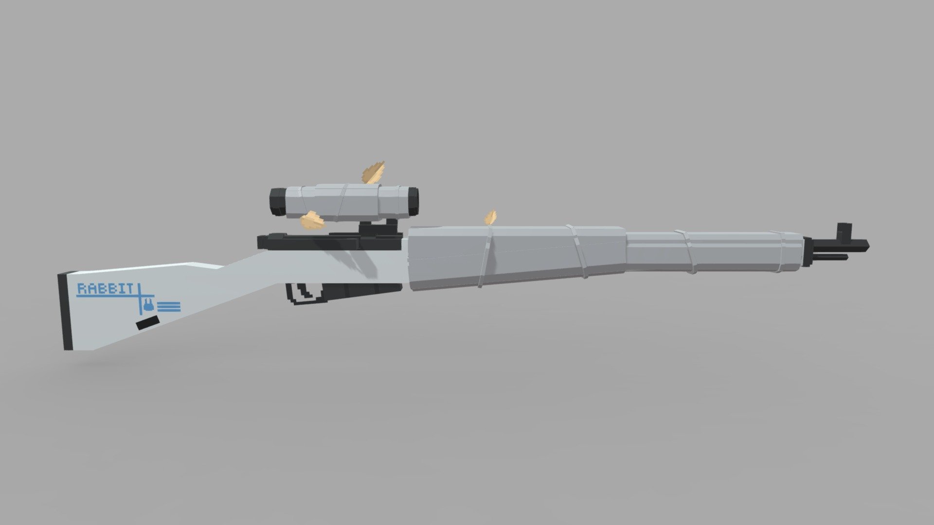 RABBIT Type-39 Rifle - Kasumizawa Miyu - 3D model by It's Afandi ...