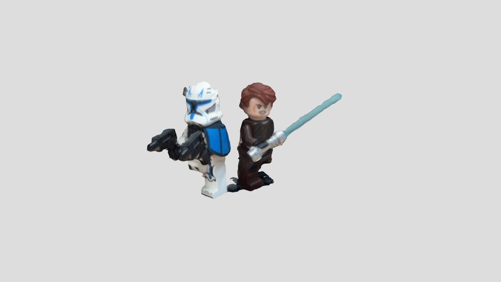 Lego Captain Rex And Skywalker