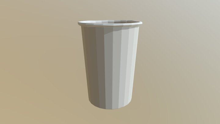 Paper Cup 3D Model