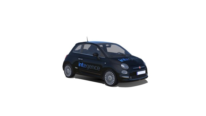 Fiat 500 v4 3D Model