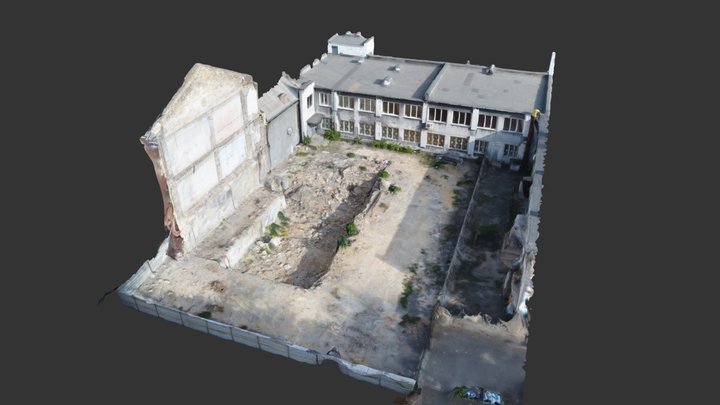 Excavation photogrammetry 3D Model