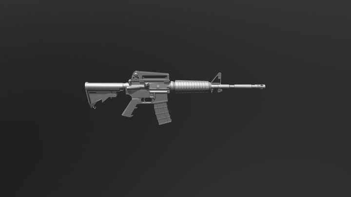 M4A1 3D Model