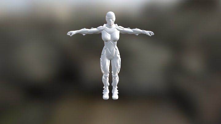 B Female 3D Model
