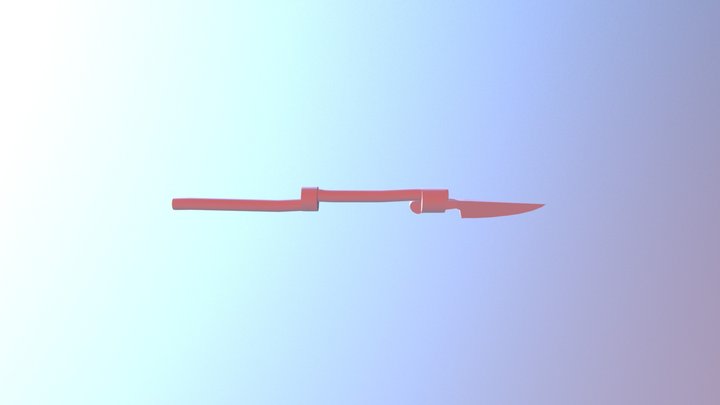 Knife Spear 3D Model