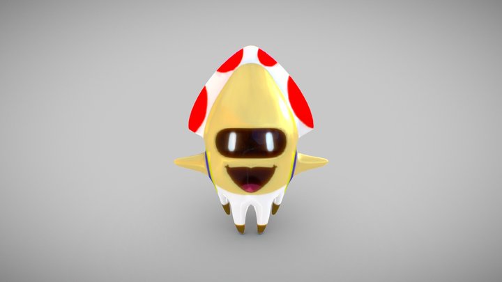 Toad Blooper Collectable (not really) 3D Model