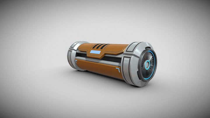 капсула 3D Model