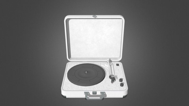 Record Player 3D Model