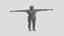 Metalic Simple Humanoid NonSeamless 3D Model