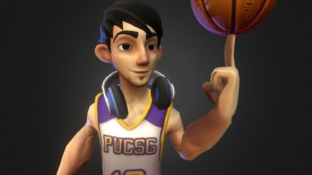 Basketball Player - Gugu 3D Model