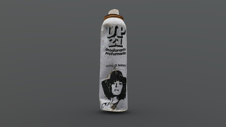 1980 - UP21 deodorante spray 3D Model