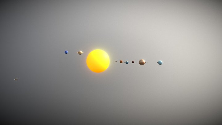 Solar System 3D Model