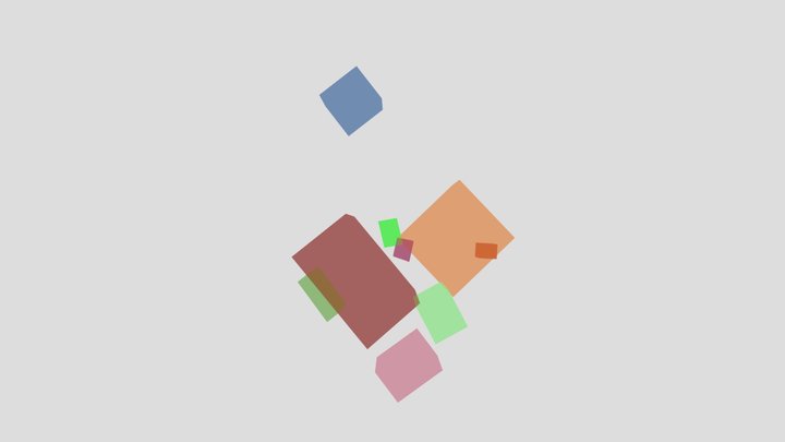 reconstructed objects 3D Model
