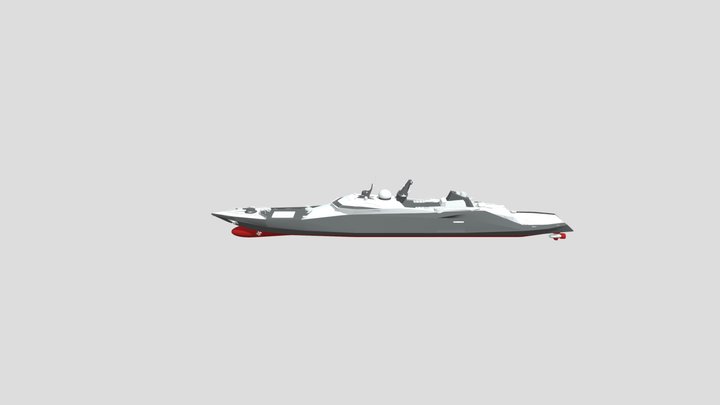 D.N.I Destroyer Class Concept 3D Model
