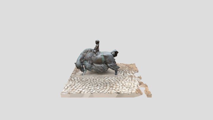 Mongolian Statue 3D Model