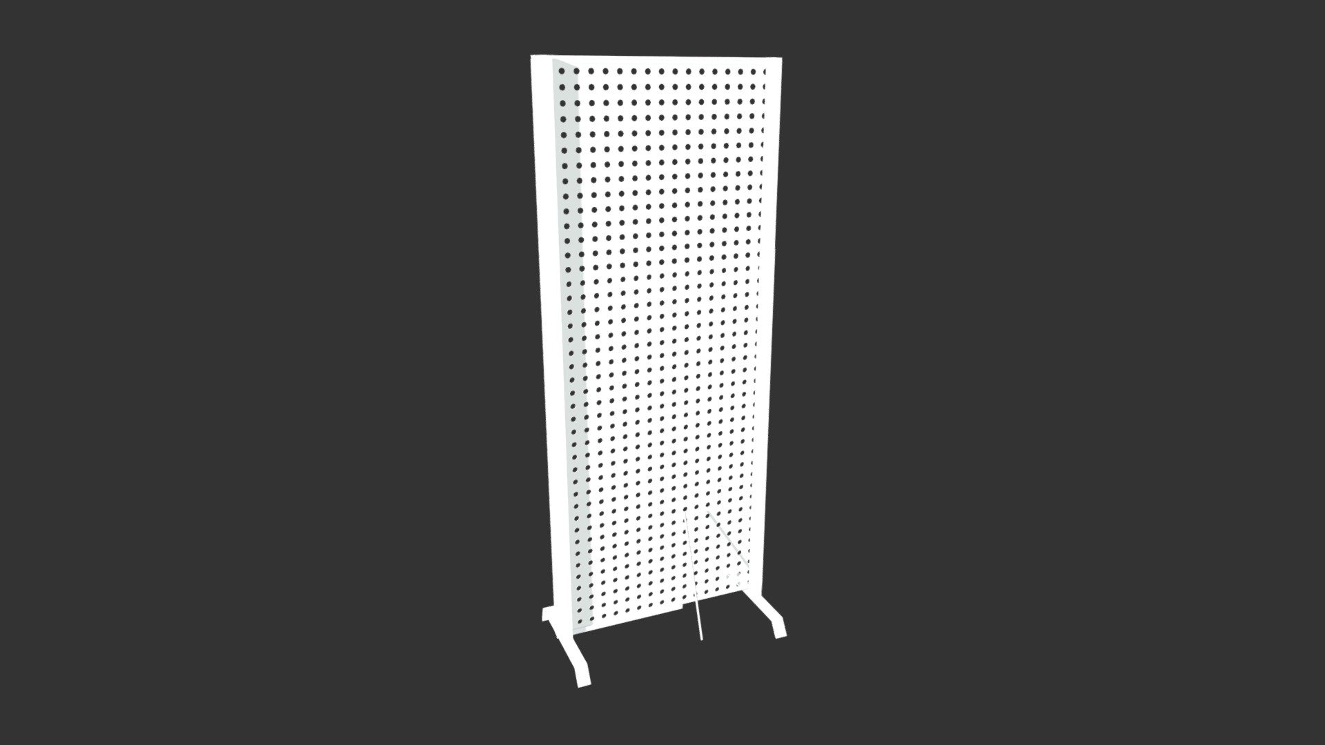COUNTERTOP PEGBOARD DISPLAY 36CM X 24CM X 89CM
