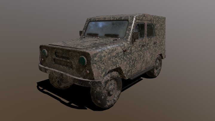 Uaz 3D Model