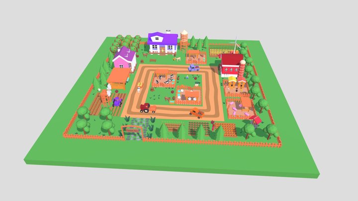 Fantasia-farm 3D Model