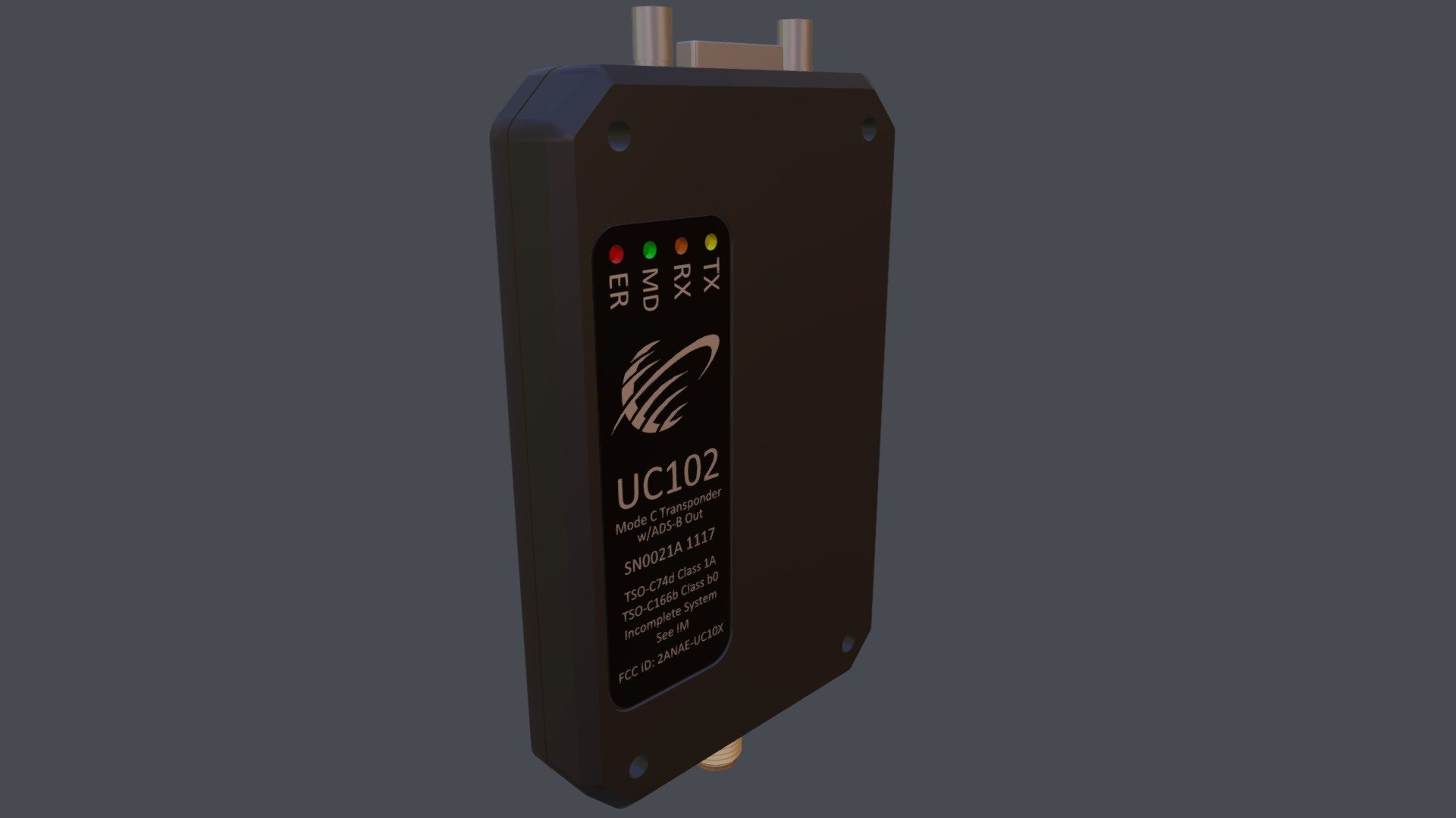 UC102 Mode C Transponder w/ADS-B Out