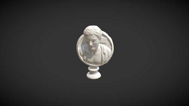 i590 Horne / Portrait of Roman Man 3D Model