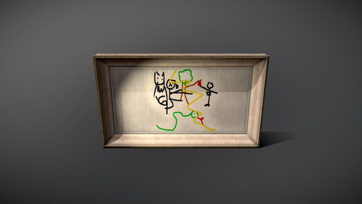 Painting 1 - Religion 3D Model