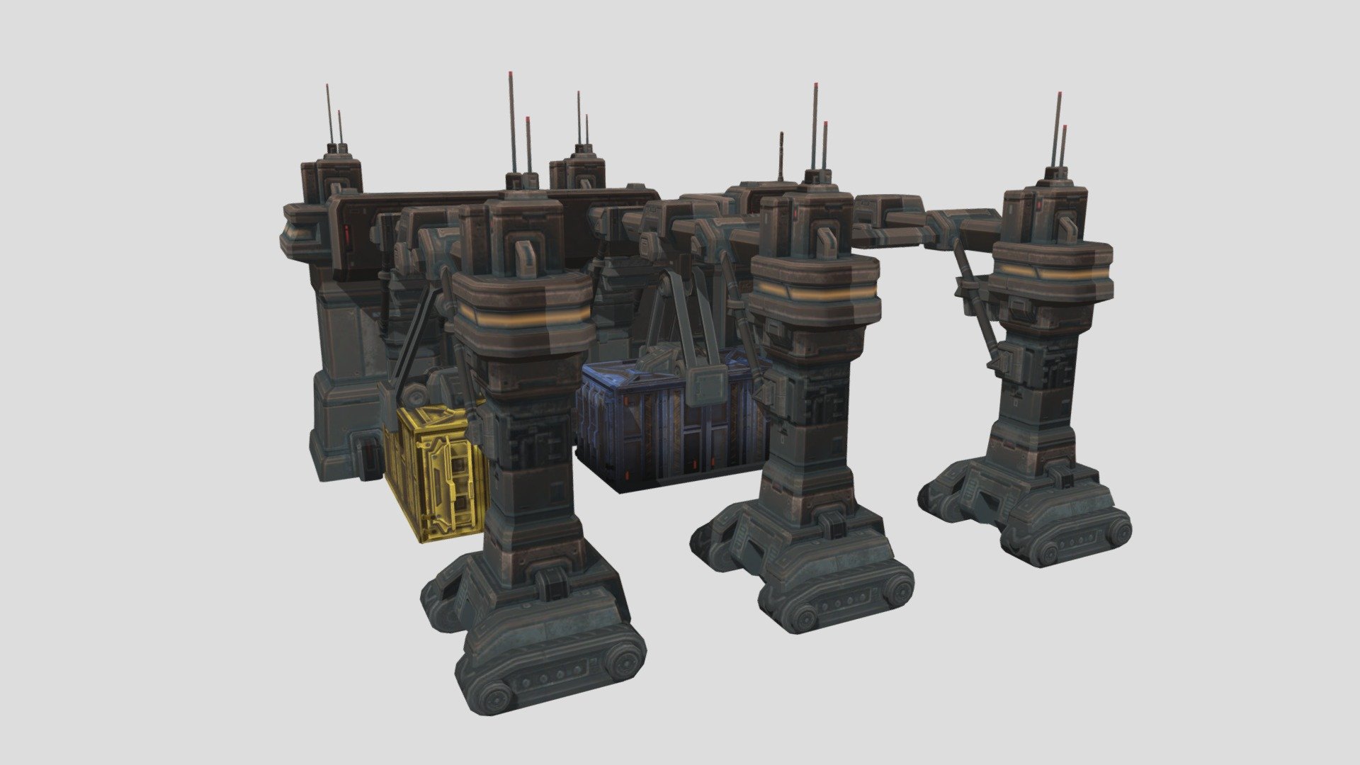 Crane - Starcraft 2 - Download Free 3D model by Catholomew [b6bd4ca ...