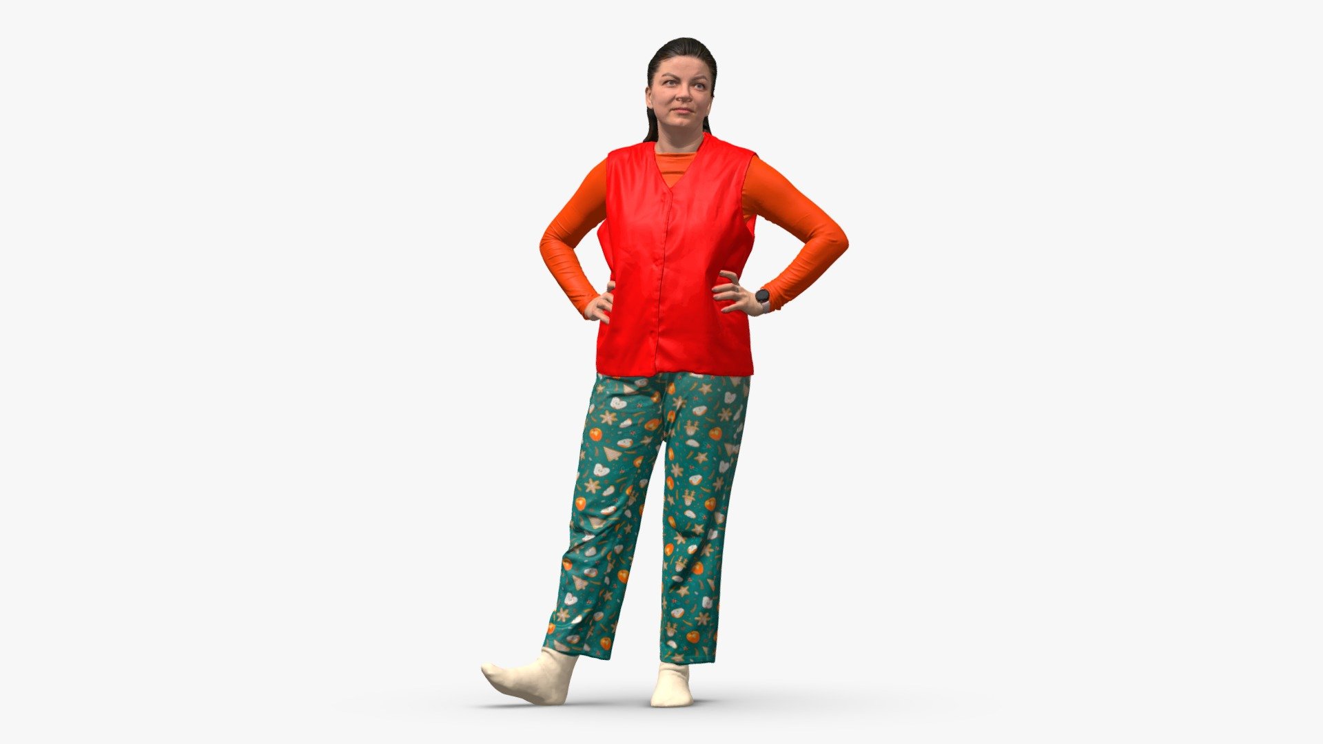 001536_Sister_V1 - Buy Royalty Free 3D model by 3DFarm [b6bdcc6 ...