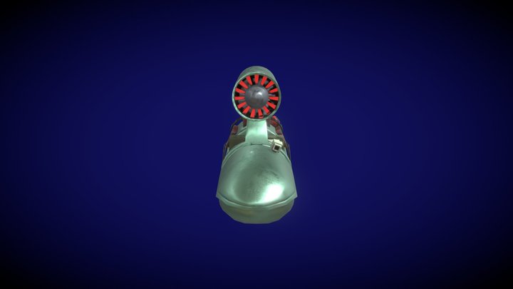 Dieselpunk car 3D Model