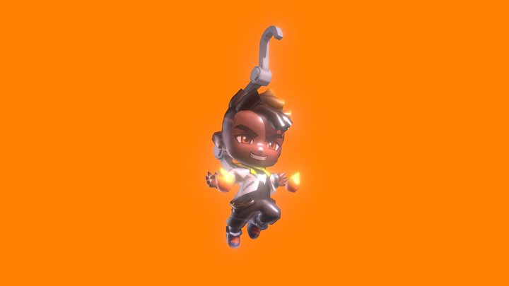 Valorant - Phoenix Chibi (Keychain)