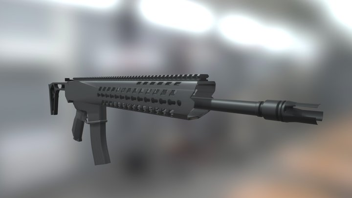 Sig Sauer MCX Carbine 3D Model