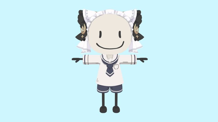 Cheshire cat hair commander of azure lane RIG – Free 3D Model STL