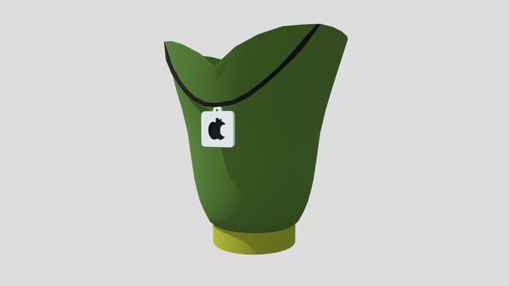 Steve Cobs Popcorn Bucket 3D Model