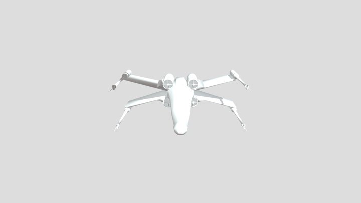 X Wing 3D Model