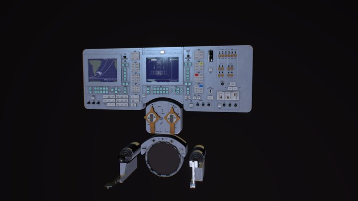 Spacecraft-ship-panel 3D models - Sketchfab