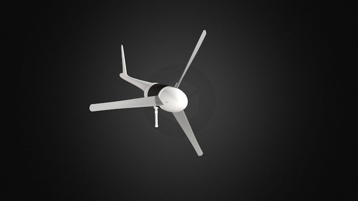 Windmill Detailed 3D Model