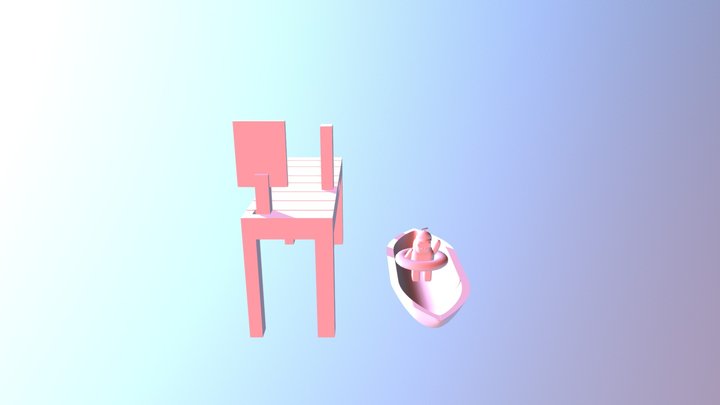 Nora, Addy,and Ivy's Dock (2) 3D Model