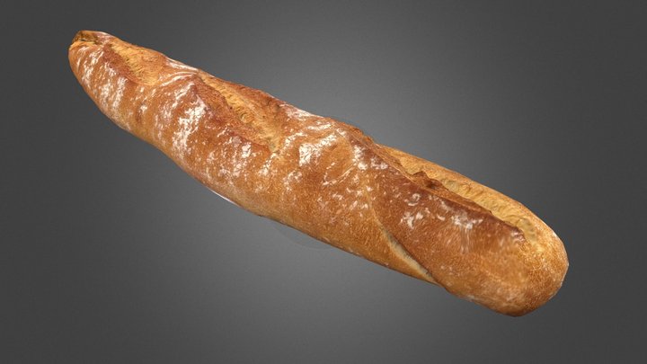 French baguette 3D Model