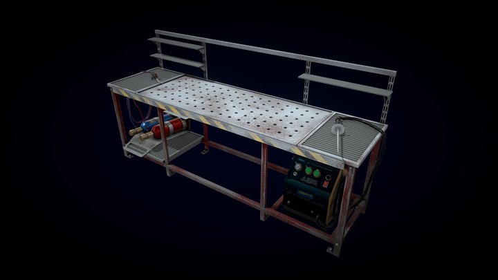 Cleaningdesk 3D Model