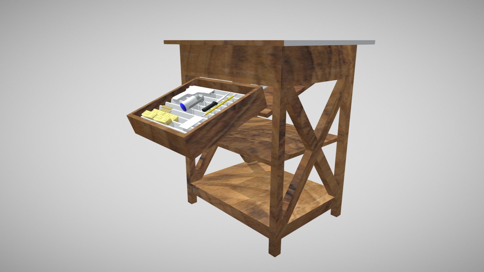 night stand 3D model by don_gabriel23 [b6c579b] Sketchfab