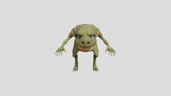 Gollum (Return Of The King 1977)) 3D Model