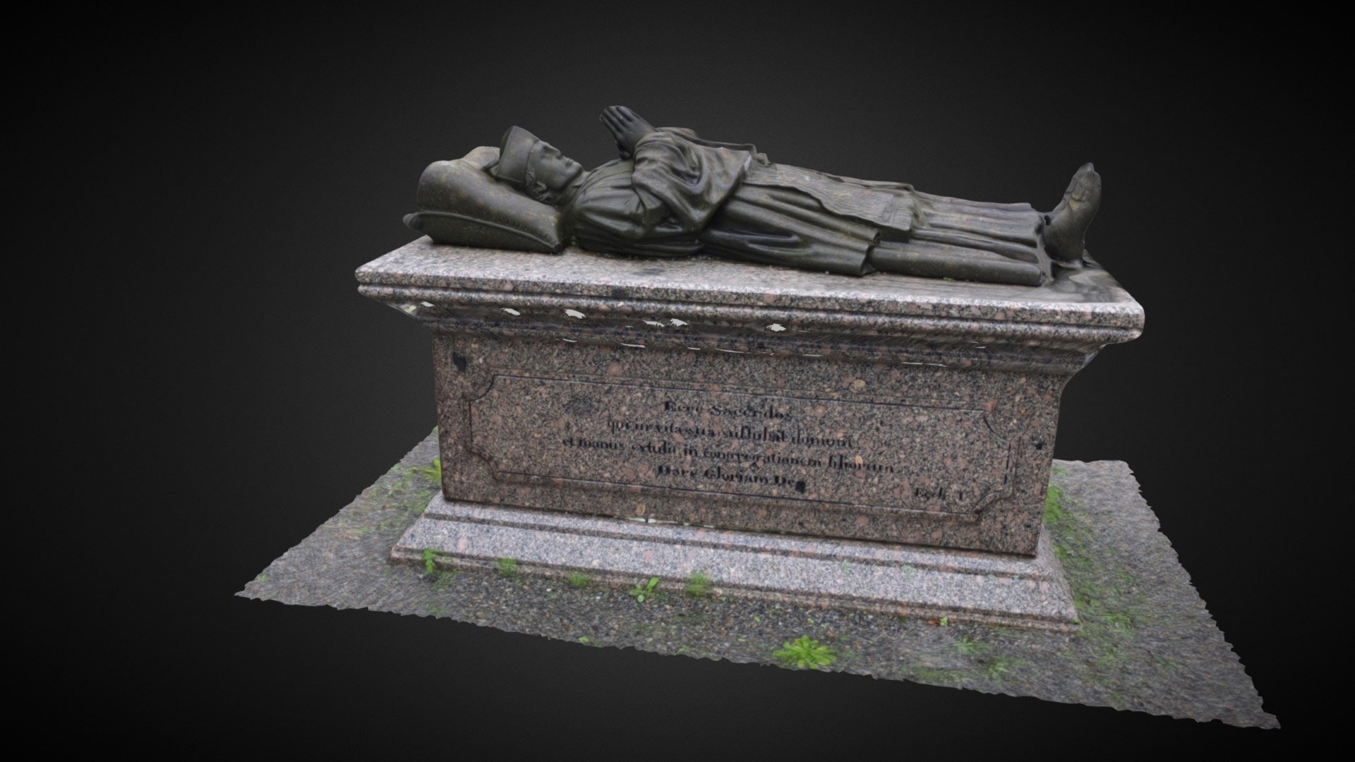 Gisant du prêtre Jean-Marie Picard (1802-1873)