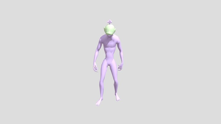 slendytubbies arrow Crawl 3D Model