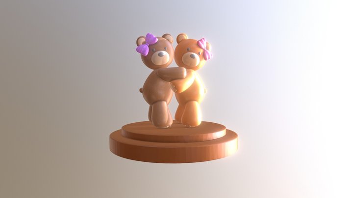 Bear Daughters. 3D Model