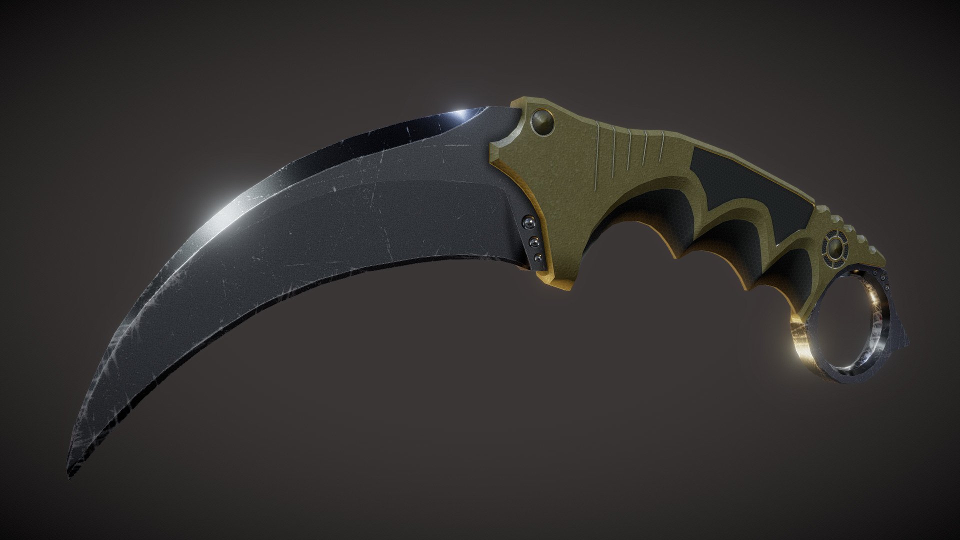 Tactical Karambit - Buy Royalty Free 3D model by Joan LP (@joanlahots ...