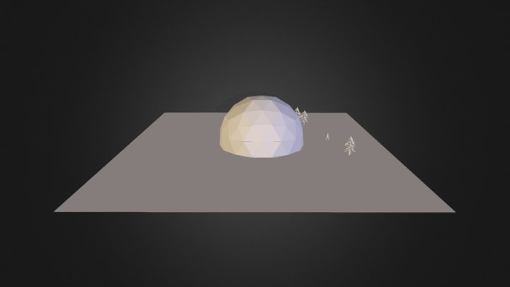 Dome in the forest 3D Model