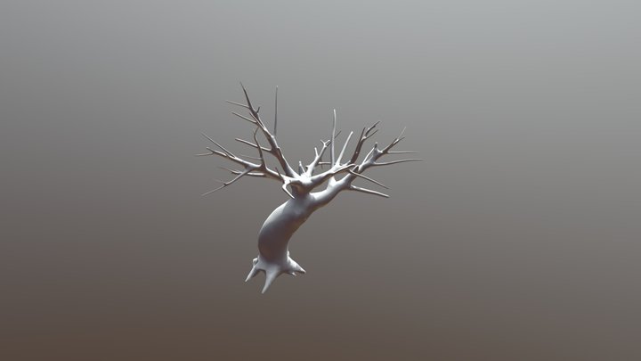 Arvore Sem folhas 3D Model