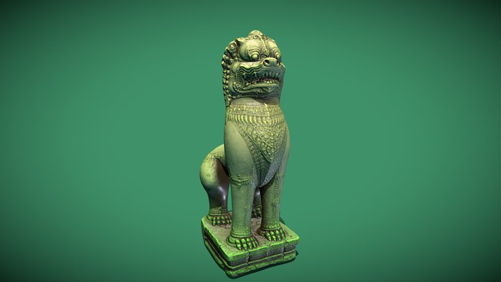 Stylized Lion 3D Model